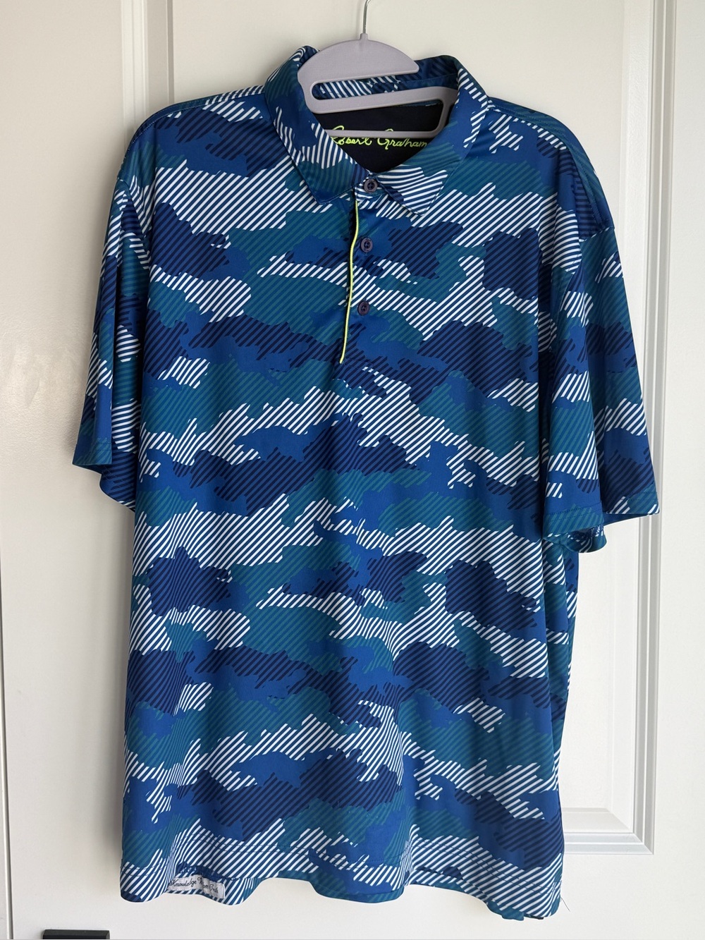 Robert Graham Braidwood Camo Golf Shirt